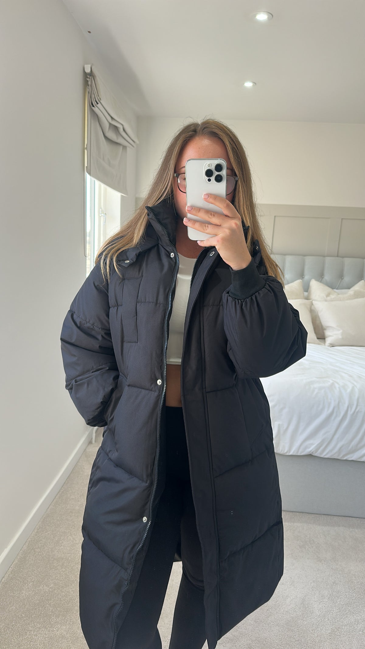 Duvet puffer coat