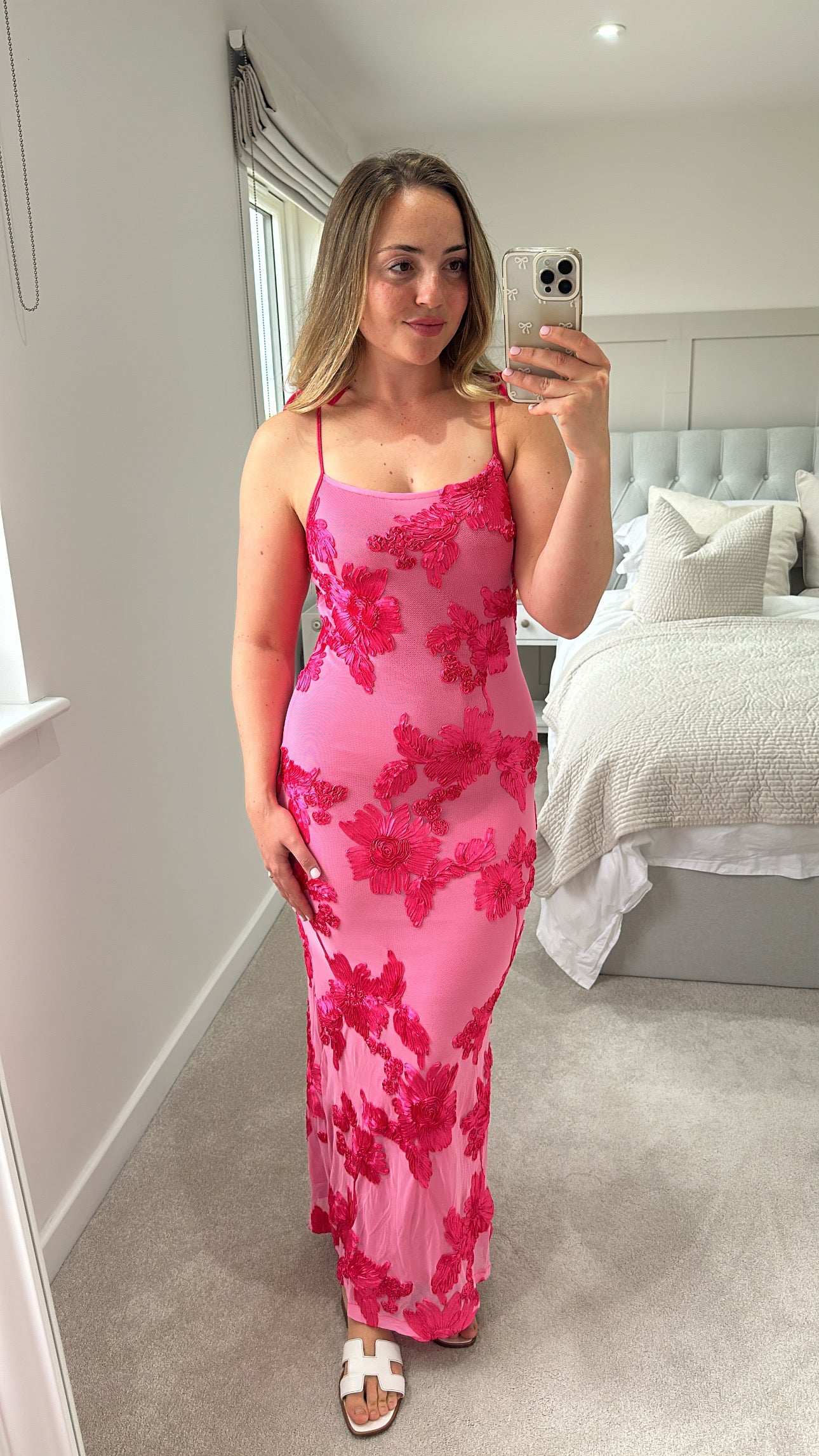 Pink bloom dress