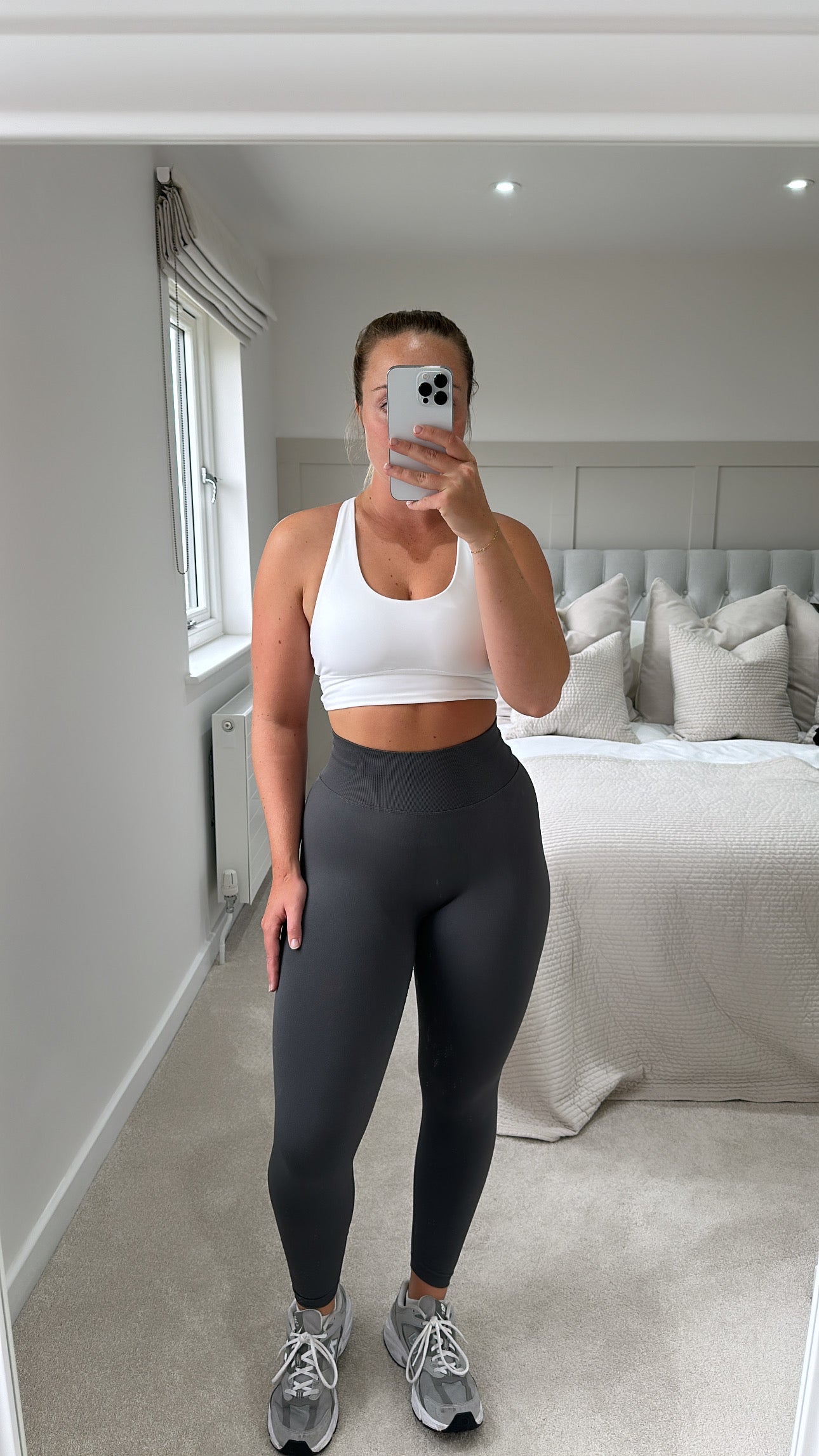 Grey exercise leggings hotsell