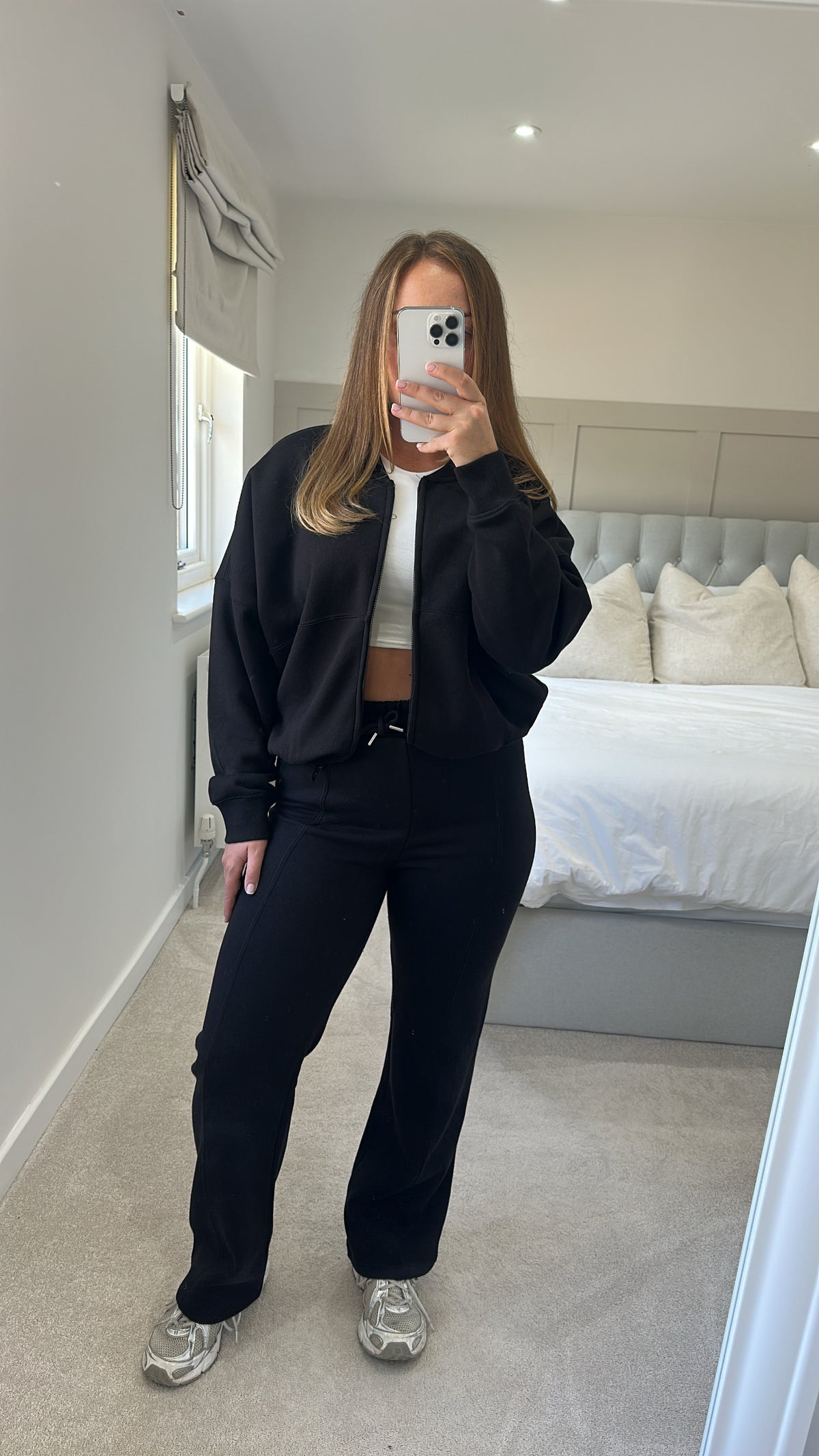Oversized bomber tracksuit
