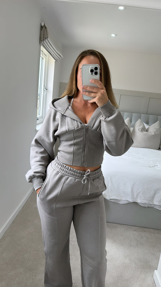 Dove cinched waist tracksuit