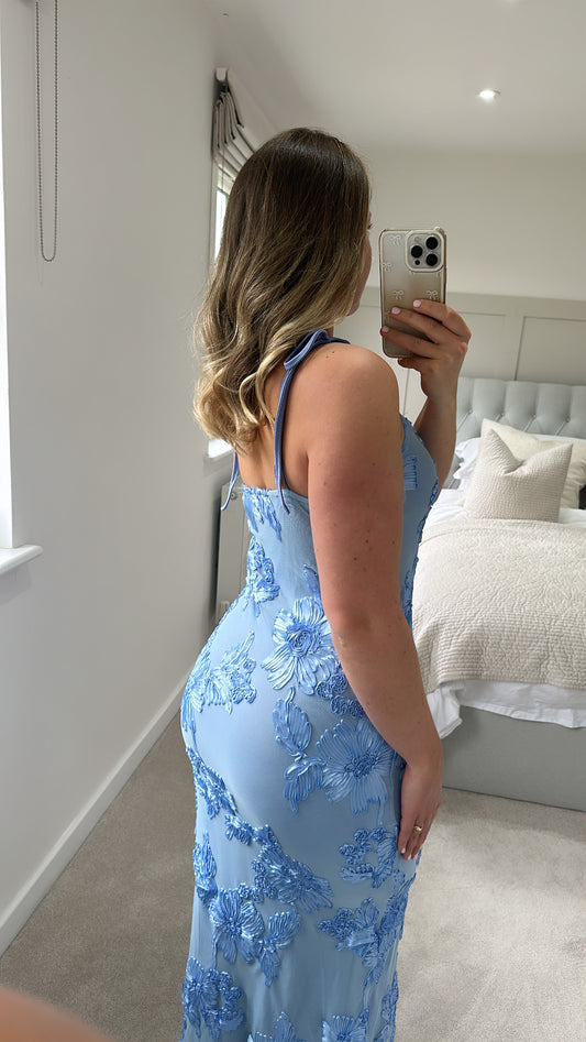 Blue bloom dress