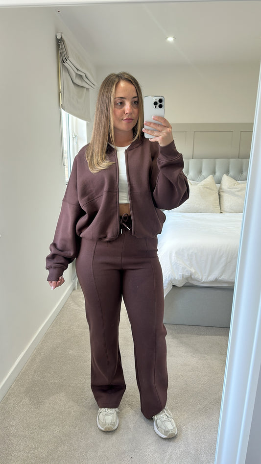 Oversized bomber tracksuit
