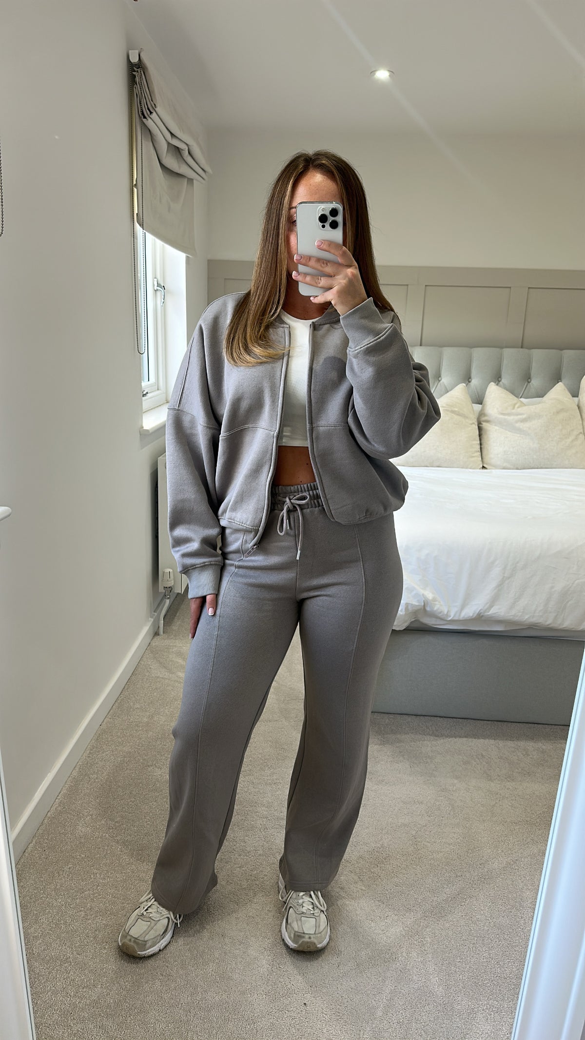 Oversized bomber tracksuit