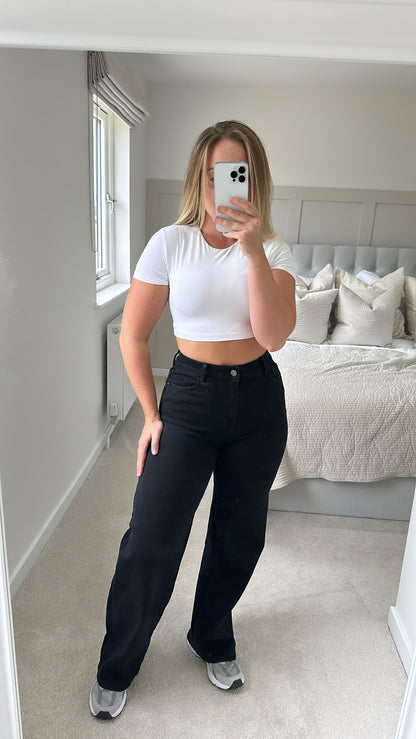 Black super stretch jeans