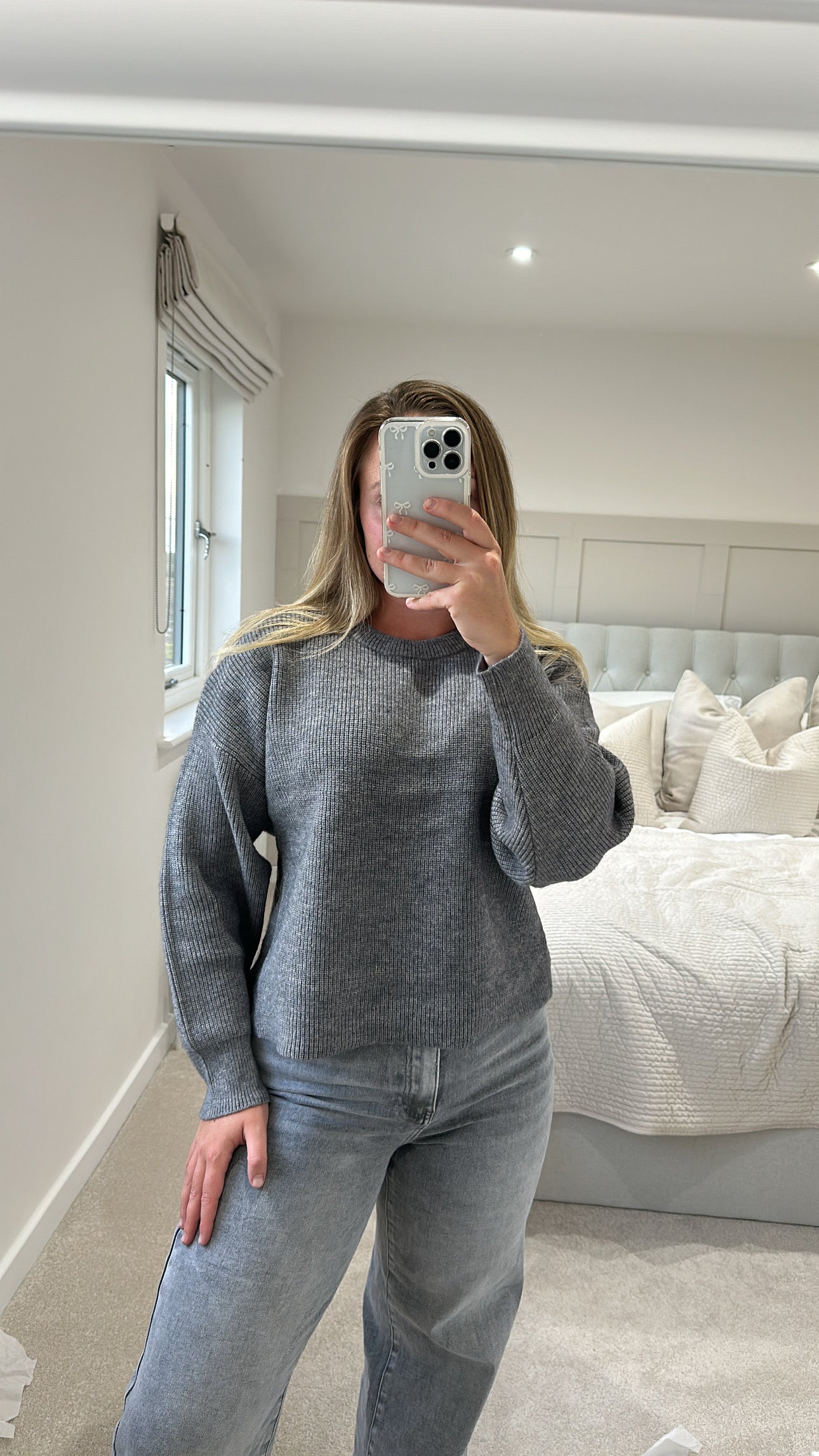 Grey ultimate soft knit