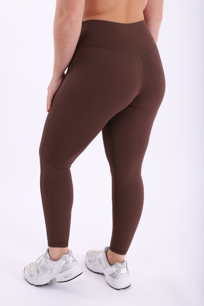 Chocolate brown smooth and sculpt leggings