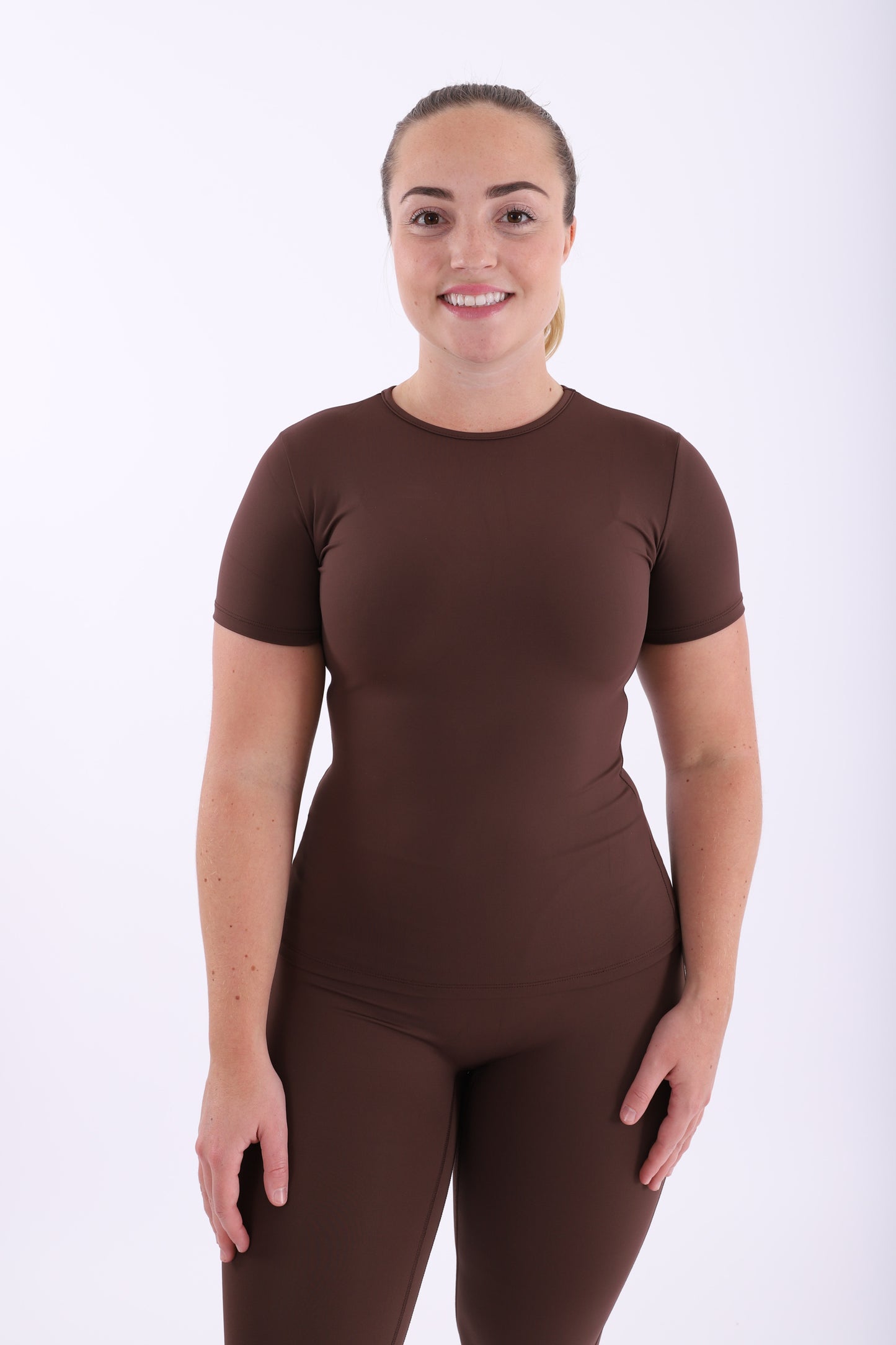 Chocolate brown smooth and sculpt top